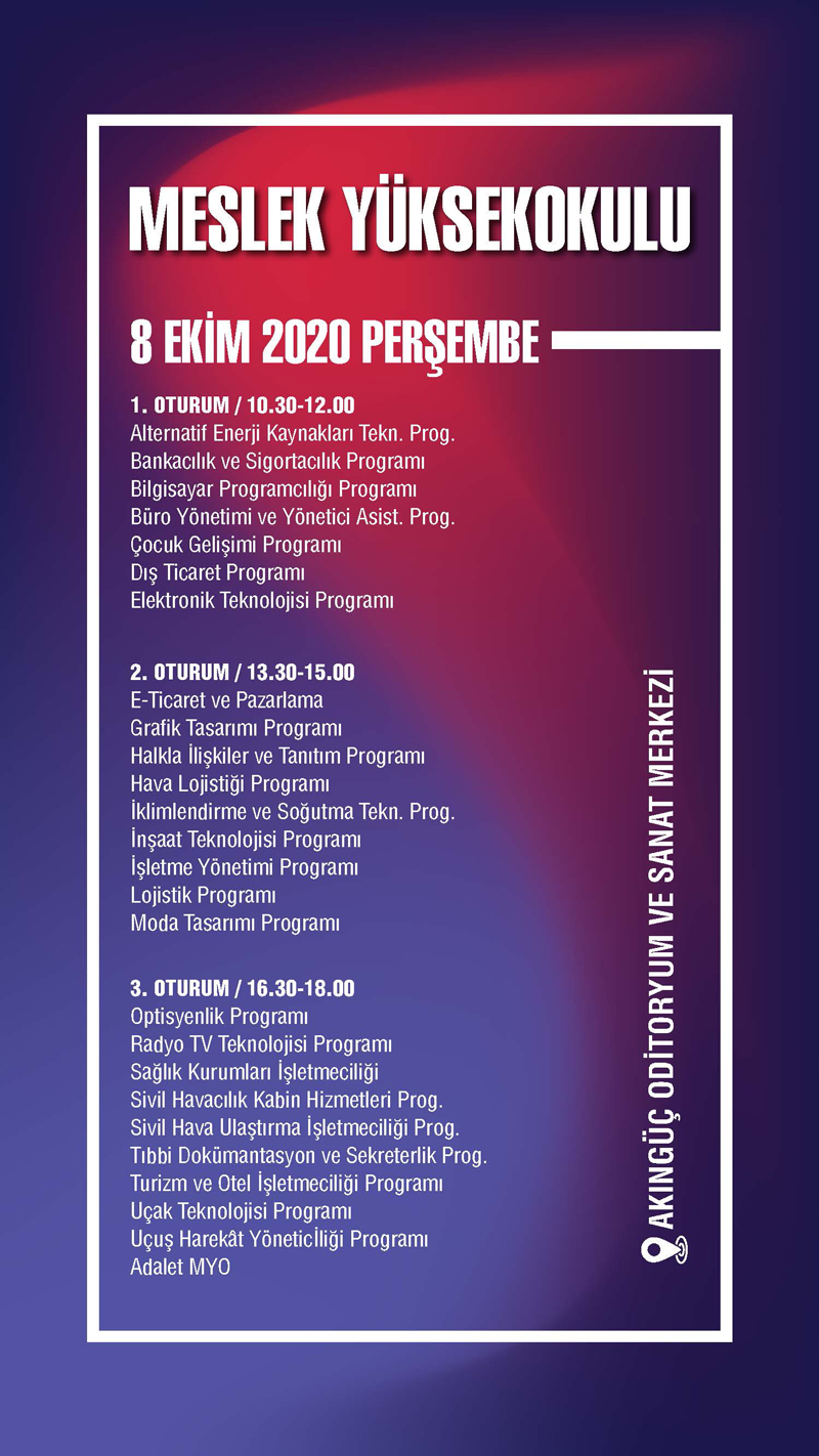 İstanbul Kültür Üniversitesi (İKÜ) 2020-2021 Akademik Yılı Oryantasyon Programı