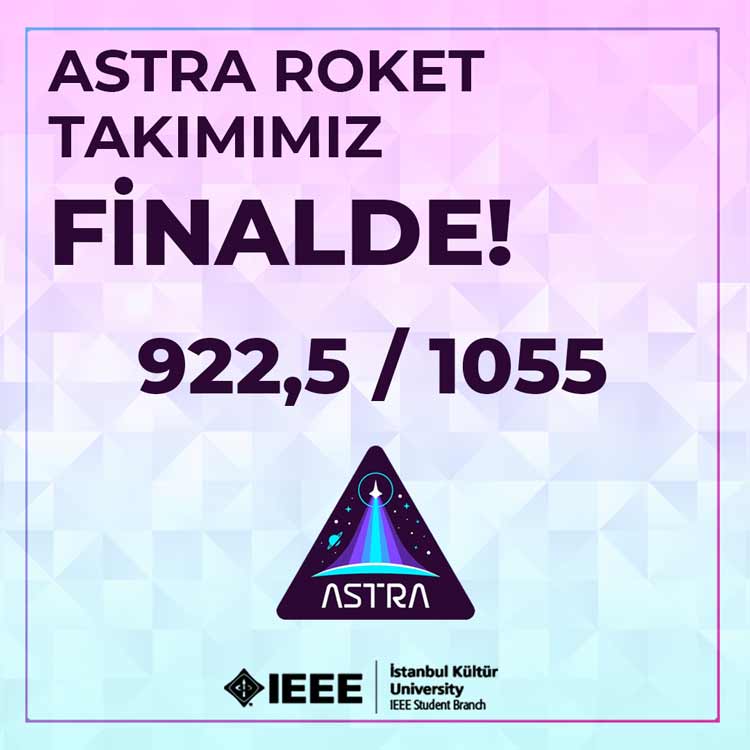 IEEE İKÜ Kulübü Astra Roket Takımı'nın Başarısı 