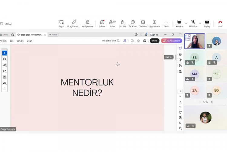 Akran Mentorları 2026–2027 Akademik Yılına Hazırlanıyor