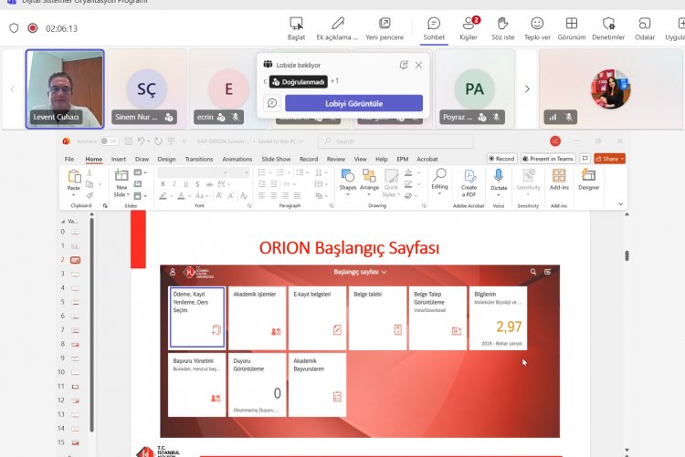 Dijital Sistemler Eğitim Oryantasyon Programı